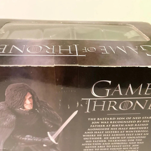 2014  Game Of Thrones Jon Snow Action Figure Dark Horse Deluxe HBO - Picture 8 of 16